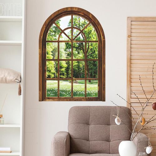 Fake  Sticker Window Poster Decor Window Decal