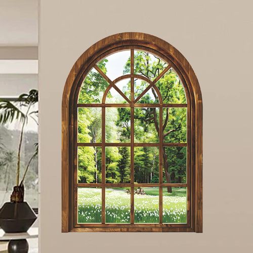 Fake  Sticker Window Poster Decor Window Decal