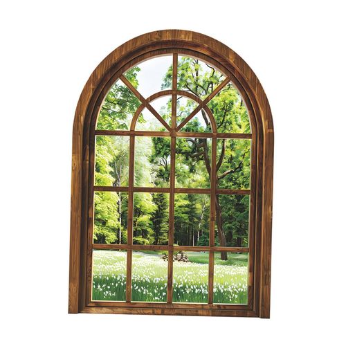 Fake  Sticker Window Poster Decor Window Decal