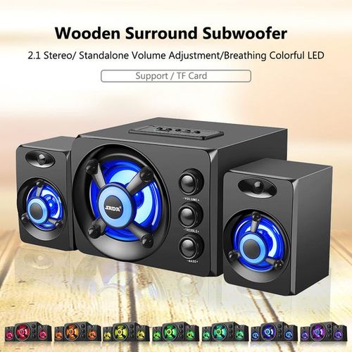 Sada Speaker For Home 3 In 1 Combination Wired Speaker Portable Music Player Subwoofer Usb Powered Set 3.5mm Stereo Jack Speaker