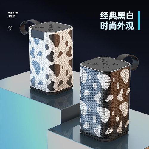 Bluetooth Audio Small Intelligent AI Extra Bass Cloth Net Large Volume Outdoor Riding Card Collection Broadcast Speaker
