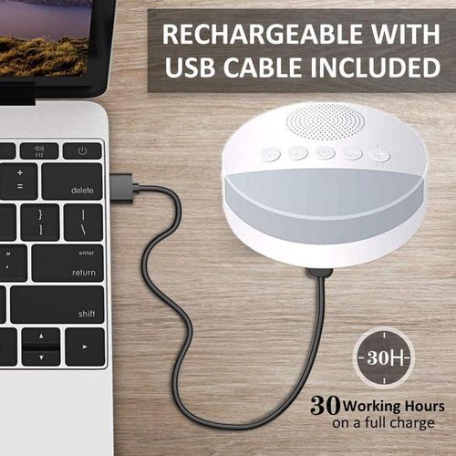Plastic White Noise Machine Reusable Small DC 5V Night Baby Household Travelling Sleeping Sound Player