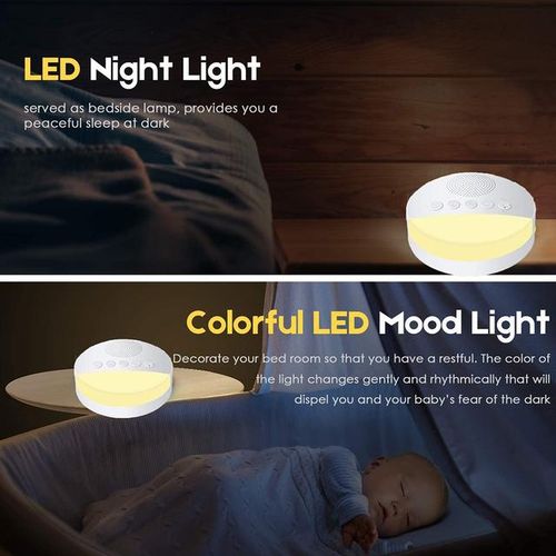 Plastic White Noise Machine Reusable Small DC 5V Night Baby Household Travelling Sleeping Sound Player