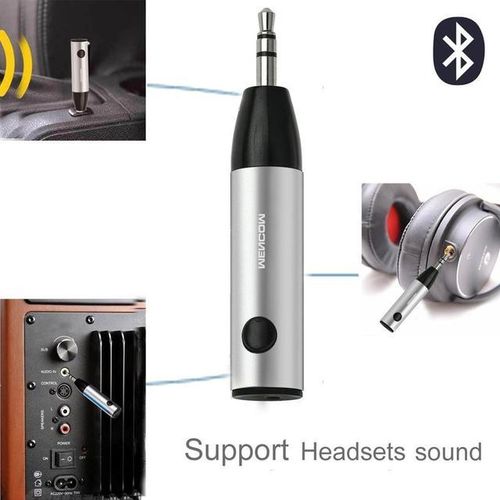 Mencom Wireless Bluetooth Receiver 3.5mm Jack Audio Bluetooth Aux Adapter Music Receiver Car Cable Free For Speaker Headphone