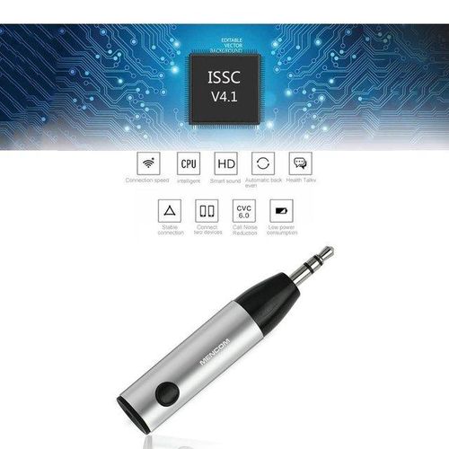 Mencom Wireless Bluetooth Receiver 3.5mm Jack Audio Bluetooth Aux Adapter Music Receiver Car Cable Free For Speaker Headphone