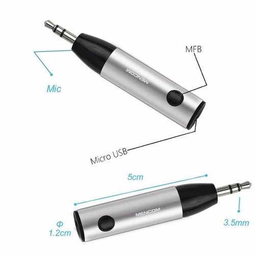 Mencom Wireless Bluetooth Receiver 3.5mm Jack Audio Bluetooth Aux Adapter Music Receiver Car Cable Free For Speaker Headphone