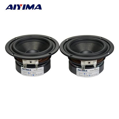 Aiyima 2pcs 3inch Audio Portable Speakers Stereo Full Range 4ohm 15w Hifi Loudspeaker Diy For Computer Speaker Home Theater