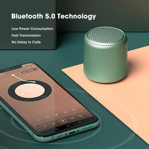 Mini Pink Speakers Bluetooth Column Stereo Sound Box Dual Connection Portable Outdoor Speaker Loudspeaker Wireless Music Player