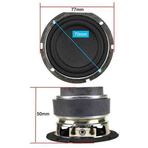 Ghxamp 2.75 Inch Full Range Speaker Diy 4ohm 15w For Computer Loudspeaker Mid Bass Sound Box 2pcs