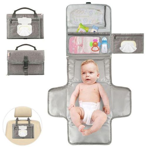 Changing Pad for Baby Diaper Bag and Travel Changing Station Foldable Baby Diaper Changing Pad Waterproof Newborn Diaper Pad