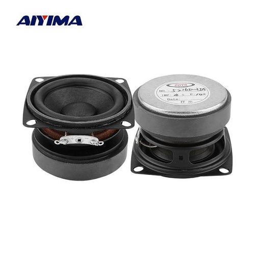 Aiyima 2 Inch 2pcs 53mm Mini Portable Audio Speaker 4 Ohm 15w Full Range Music Stereo Loudspeaker For Home Theater Amplifier Diy