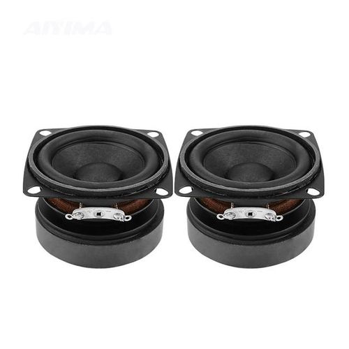 Aiyima 2 Inch 2pcs 53mm Mini Portable Audio Speaker 4 Ohm 15w Full Range Music Stereo Loudspeaker For Home Theater Amplifier Diy