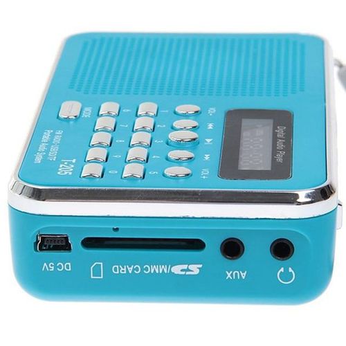 T-205 Fm Radio Receiver Portable Hifi Card Speaker Digital