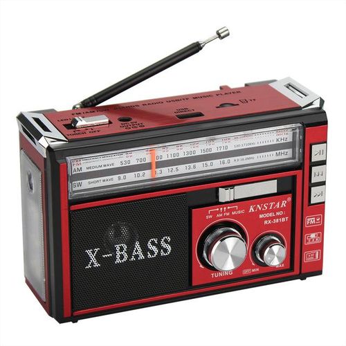 Rx-381bt Three Band Radio Retro Portable Plug-In Card
