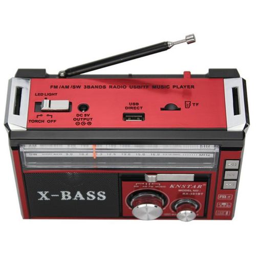 Rx-381bt Three Band Radio Retro Portable Plug-In Card