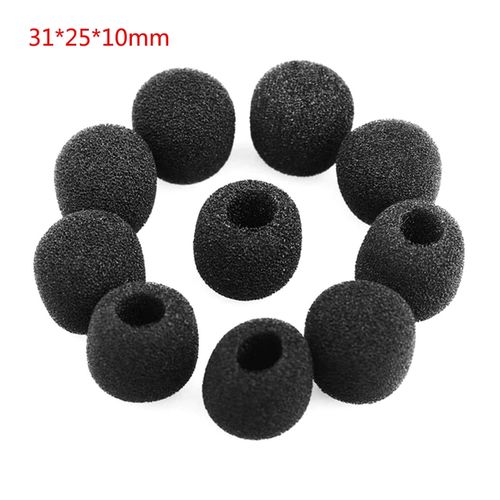 10pcs Headset Replacement Cover Gooseneck Sponge