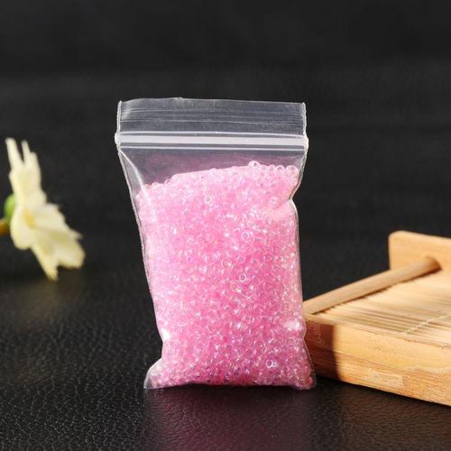 1 Bag 2mm Colorful Round Loose Glass Spacer Beads-Black