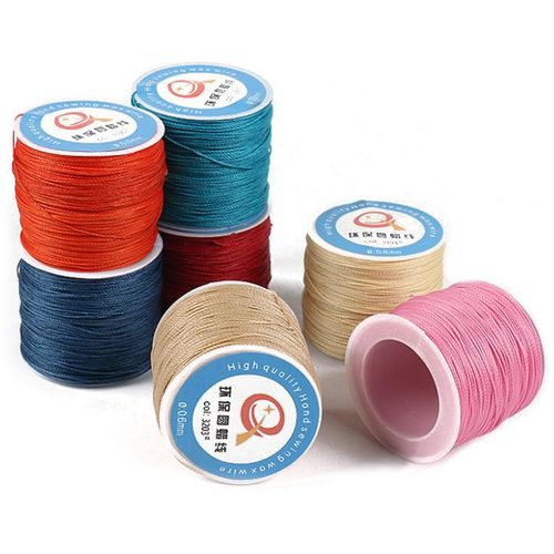 0.6mm Line Stitching Thread Waxed Cord Wax String For Craft Sewing Diy Jewelry Making