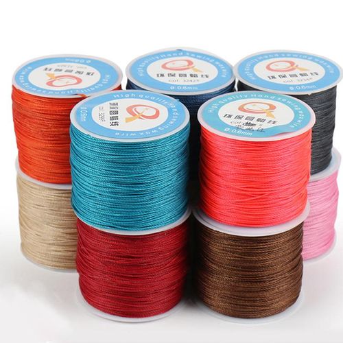0.6mm Line Stitching Thread Waxed Cord Wax String For Craft Sewing Diy Jewelry Making
