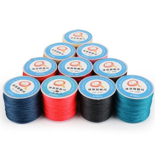 0.6mm Line Stitching Thread Waxed Cord Wax String For Craft Sewing Diy Jewelry Making
