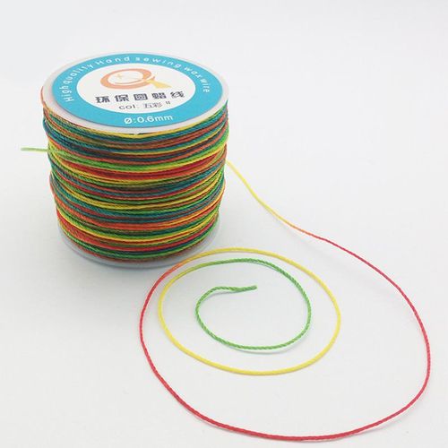 0.6mm Line Stitching Thread Waxed Cord Wax String For Craft Sewing Diy Jewelry Making