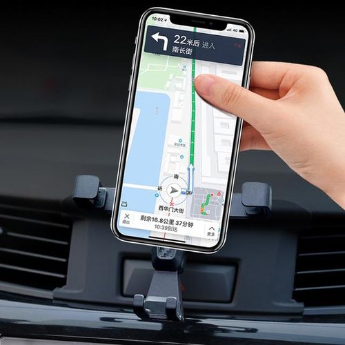 for Nissan Navara NP300 D23 2015-2022 Gravity Car Phone Air Vent Mount Bracket Mobile Cell Phone Holder GPS Support Accessories-Black