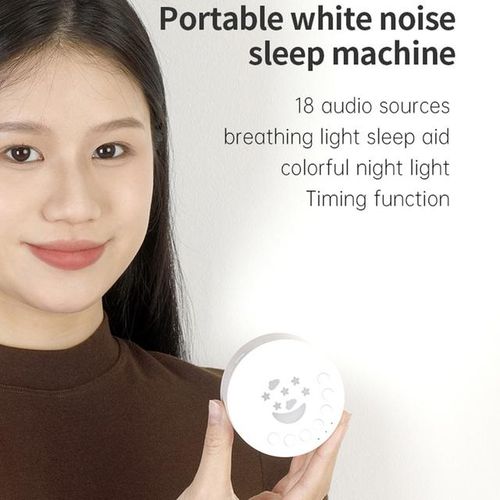 Baby Sleep Machine Desktop White Noise Sound Machine for Baby Sleeping 18 Soothing Sounds 15/30/60min Timer Night