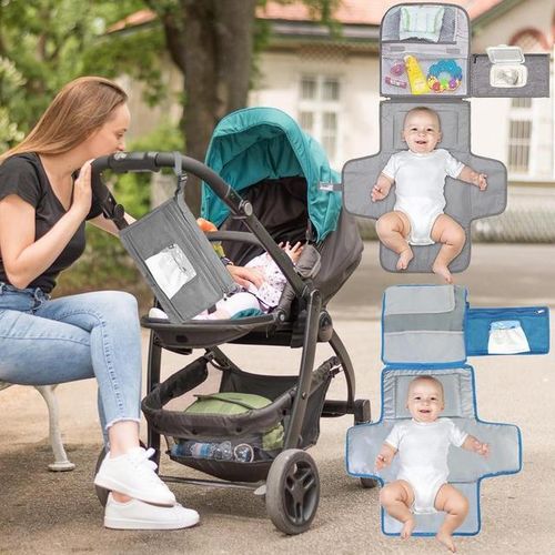 Baby Changing Mat Extra Large Portable Pad For Diaper Bag Waterproof Diaper Bag Mat Travel Change Station Baby Shower
