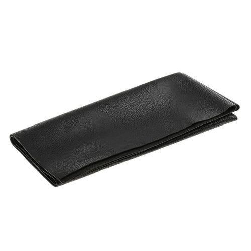 Black 50x50cm PU Leather DIY Material Fabric For Purse