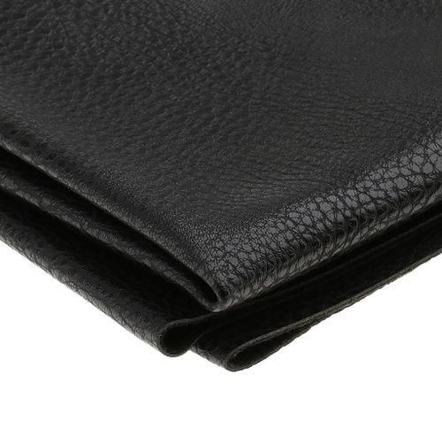 Black 50x50cm PU Leather DIY Material Fabric For Purse