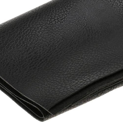 Black 50x50cm PU Leather DIY Material Fabric For Purse
