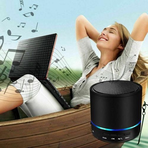 Pymh Value Rechargeable Wireless Bluetooth Speaker Portable Mini Super Bass Black Speaker Simply