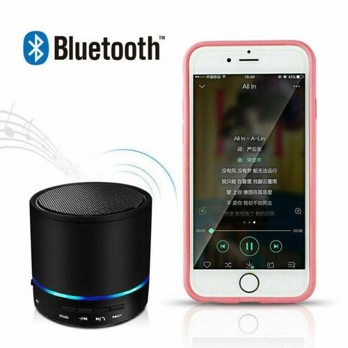 Pymh Value Rechargeable Wireless Bluetooth Speaker Portable Mini Super Bass Black Speaker Simply