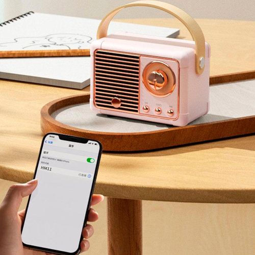 Retro bluetooth stereo, creative birthday gift, mini companion gift, desktop portable small speaker for home and outdoor