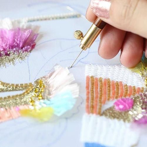 Tambour Hook With  Embroidery  Set For Green NO5124