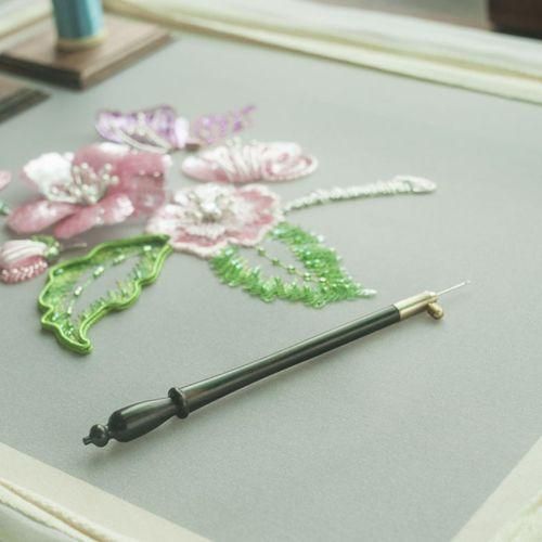 Tambour Hook With  Embroidery  Set For Green NO5124