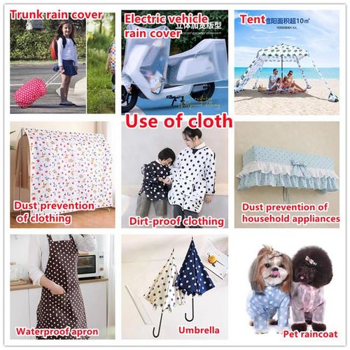 190t Polyester Taff Dot Printed Waterproof Cloth Umbrella Tent Cloth Pet Raincoat Storage Bag Dustproof Cloth