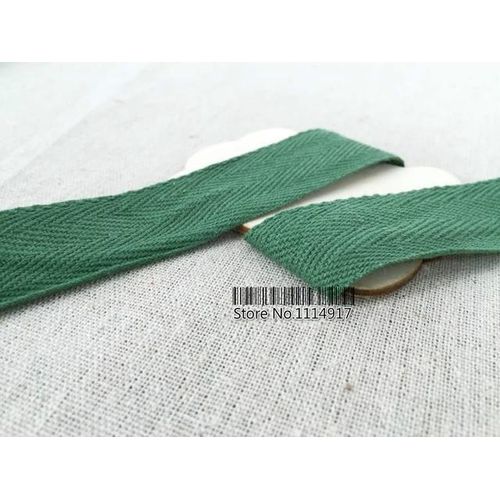 Facotry Price Herringbone/twill Cotton Tape/cotton Webbing/bias Binding Tape For Diy Bag Craft Projects Width 25mm 50yd/roll