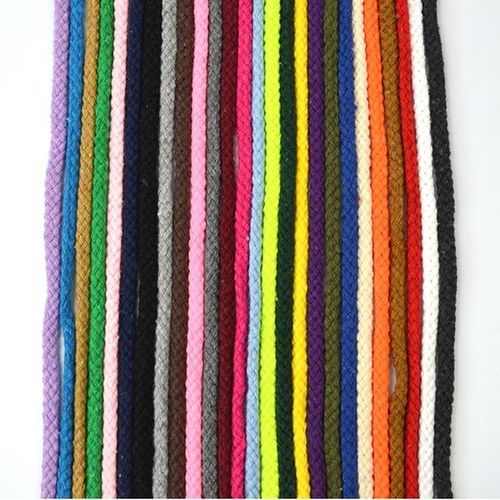 5mm Twisted Rope 100% Cotton Cord Woven Thread For Diy Handmsde Bag Shoes Accessories Craft Textile Craft Home Decoration
