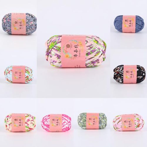 100g/ T-Shirt Knitting Chunky Yarn Cotton Cloth For Crochet Cord Ropes Basket Rug Handbag Purse Carpet Trapillo Freeshipping