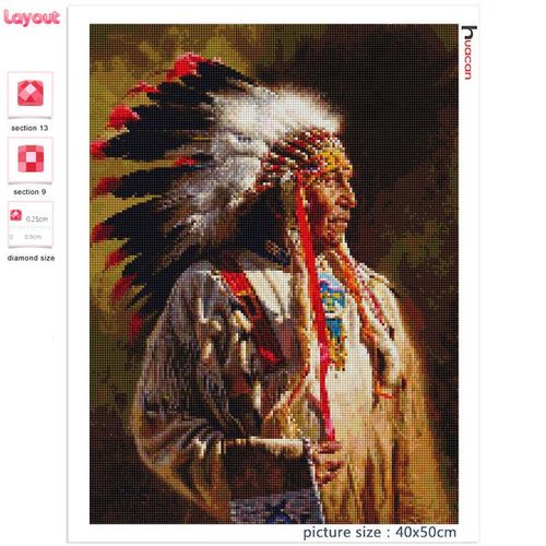 Diamond Painting Indians Cross Stitch 5d Diamond Embroidery Full Square Drill Rhinestones S