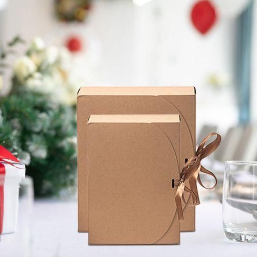 10Pcs Gift Boxes For Presents Paper 27cmx20cmx8cm Brown