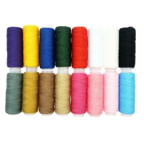 16Pcs HandMachine Line Sewing Repair Bags Jeans Leather