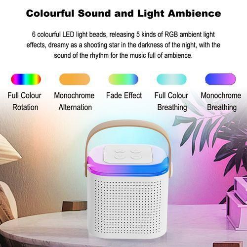 Karaoke Machine With Wireless Microphone Portable For