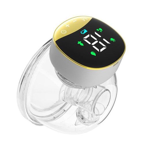 MY-373 Wearable Breast Pump Portable Hands Free Electric Breast Pump for Breastfeeding LED Screen 4 Modes 12 Suction Low