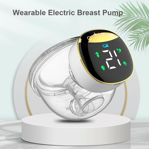 MY-373 Wearable Breast Pump Portable Hands Free Electric Breast Pump for Breastfeeding LED Screen 4 Modes 12 Suction Low