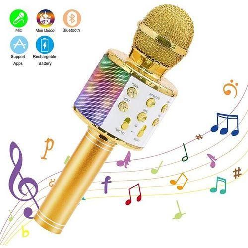 Bluetoothcompatible Karaoke Microphone Wireless Professiona Speaker Handheld Player