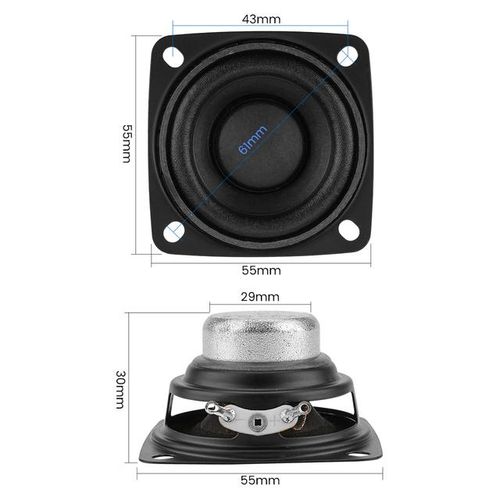 Aiyima 2pcs 2 Inch Full Range Sound Amplifier Speaker Driver 4 Ohm 10w 15w 20w Radio Loudspeaker Diy Bt Speaker