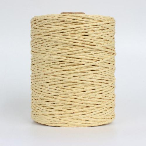 280 Meter Threads Natural Raffia Straw Yarn For Summer Hand Knit Crochet Hat Handbag Cushion Baskets Knitting Material