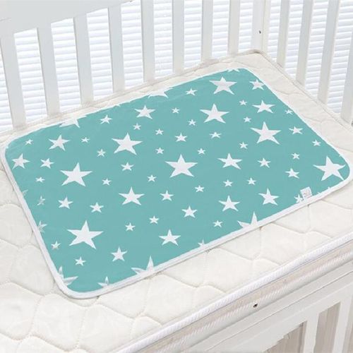 Reusable Cloth Diaper Baby Changing Pad Newborn Cotton Waterproof Washable Changing Pats Floor Play Mat Mattress Cover Sheet